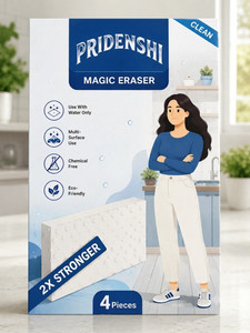PRIDENSHI Magic Eraser Cleaning Sponge, Melamine Cleaner for Kitchen Bathroom Wall & Shoes Scrub Sponge, Scrub Pad