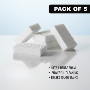 ShopiMoz Melamine Foam Magic Eraser Sponge for Deep Cleaning Walls Kitchen Bathroom Scrub Sponge, Scrub Pad