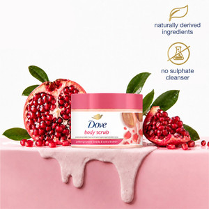 DOVE Exfoliating Scrub Shea Butter Pomegranate Seeds - Image 6