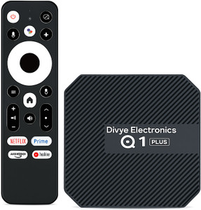 DIVYE Q1 Plus Android Box H313 4GB RAM 32GB ROM Quad-core WiFi 2.4GHz Support 4K H.265 Media Streaming Device