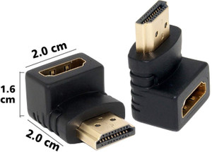 OG X NEXA WITH DEVICE Gold Plated 90 Degree Hdmi Male To Female Adapter/Converter Extender L Shape Media Streaming Device