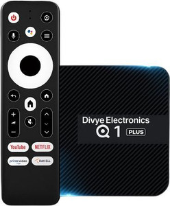 DIVYE Q1 Android Box H313 2GB RAM 16GB ROM Quad-core WiFi 2.4GHz Support 4K H.265 Media Streaming Device