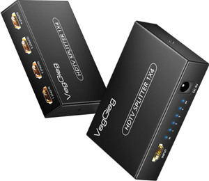 4入力HDMIビデオスイッチャー【LiveWedge】 Veggieg x4 HDMI Splitter | 4K@30Hz Ultra HD Output | Multi-Screen
