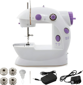 Onshoppy Mini Portable Electric Sewing Machine with Dual Speed & Foot Pedal Electric Sewing Machine