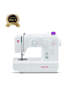 SINGER 1412 Electric Sewing Machine 12 built-in stitches 800 SPM 2 Year Warranty White