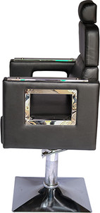 BAMBRO Camera Salon Chair Black_9403_ Shampoo Chair with Leg Rest