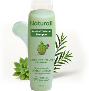 Naturali Shampoo For Dandruff | Tea Tree Oil | Sulphate & Paraben Free | For Oily Scalp