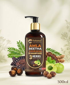 FeelNature Hair Growth Shampoo with Amla, Reetha, Shikakai - Image 6