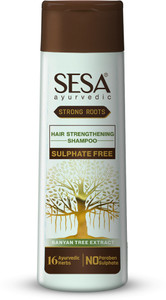 SESA Ayurvedic Strong Roots Sulphate Free Hair Strengthening Shampoo for Hair Growth