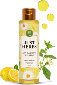 Just Herbs Anti Dandruff Shampoo with Lemon & Bhringraj | Controls ...