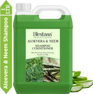blestaaa essentialss Natural Neem & Aloe Vera Juice Cleanser Shine Shampoo