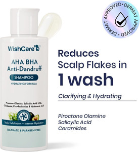 WishCare Hydrating Anti Dandruff Shampoo|Upto 100% Dandruff Reduction|For Men & Women