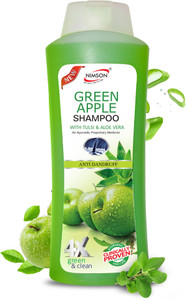 Nimson Green Apple Anti Dandruff Shampoo for Strong & Long, Shiny Cleansing Hair Growth