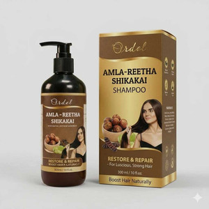 ordot Amla Reetha Shikakai Shampoo (250 ml)
