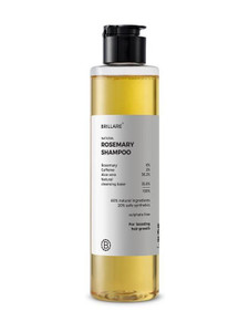 BRILLARE 6% Rosemary Shampoo with 2% Caffeine for Hair Growth & Hair Fall Control