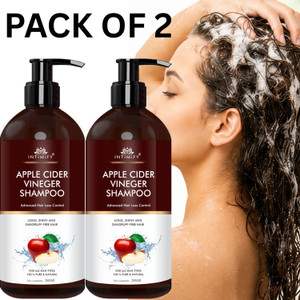 INTIMIFY Apple Cider Vinegar Shampoo removes Dandruff, restores shine.