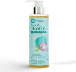 HK VITALS Biotin Shampoo, Anti Hair Fall Shampoo with Red Onion Extract