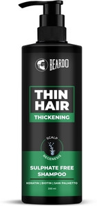 BEARDO Thin Hair Thickening Sulphate Free Shampoo | For Strong & Thick Hair