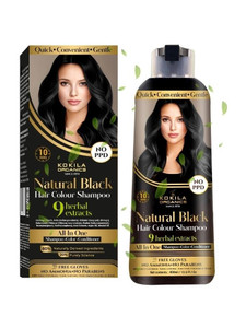 KOKILA Black NOPPD Shampoo Hair Colour 400ml - Image 5