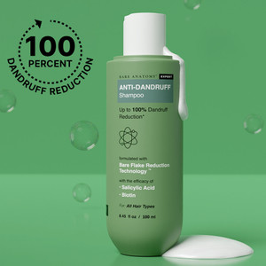BARE ANATOMY Anti-Dandruff Shampoo - Upto 100% Dandruff Reduction with Salicylic Acid, Biotin