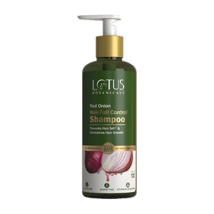 Lotus Botanicals Red Onion Control Shampoo | Prevent Hair Fall & Stimulates Hair Growth