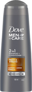 DOVE Men+Care Thick & Strong 2in1 Shampoo+Conditioner 180 ml - Image 6