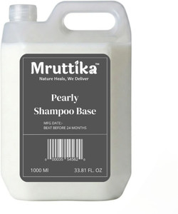 Mruttika Pearly Shampoo Base | Sulphate-Free,Paraben-Free, Unscented, pH Balanced