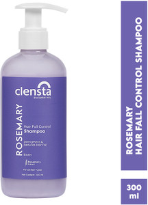 Clensta बालों का झड़ना कम करने के लिए रोज़मेरी और बायोटिन युक्त रोज़मेरी बाल झड़ना कम करे शैम्पू