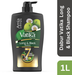 DABUR VATIKA Amla Long & Black Shampoo |For Shiny, Long & Black Hair