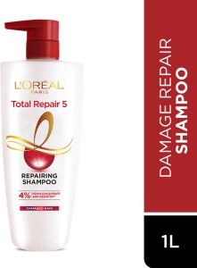 L'Oréal Paris Total Repair 5 Shampoo|For Damaged Hair with Pro-Keratin & Ceramide