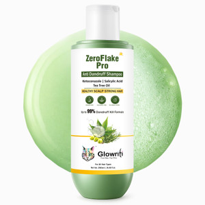Glowriti Anti-Dandruff Shampoo with Salicylic Acid, Peptide & Biotin for Strong Hair