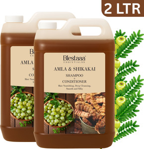 blestaaa essentialss Amla Shikakai Herbal Shampoo | Gentle Daily
