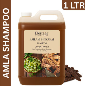 blestaaa essentialss Amla Shikakai Shampoo Natural Hair Cleanser | Strengthens Roots & Promotes Hair