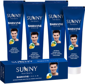 Sunny Herbals Shaving Cream 75 g (pack 4)