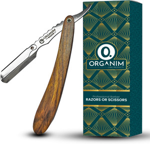 Ustara Razor Organim care products Wooden Handle Professional Ustra - Stainless ...