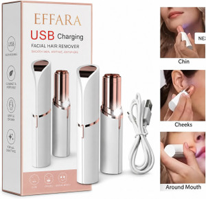 Effara Electric Flawless Brows facial Hair Remover,Painless Hair Removal trimmer, Men & Women