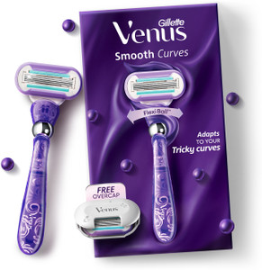 Gillette Veus Smooth Curves | Swirl | Hair Removal Razor for Women, 1 Razor, Women
