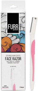 FURR By Pee Safe Face Razor For Women | For Eyebrows, Upper Lip, Forehead & Chin (Pack of 1), Women