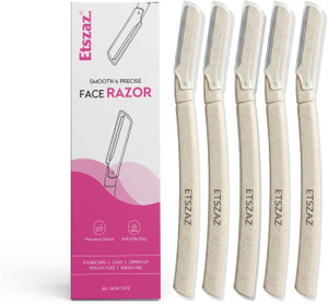Etszaz Face Razor for Women Facial Hair | Instant Glow & Painless Hair Removal, Men & Women