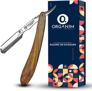 Ustara Razor Organim care products Wooden Handle Professional Ustra - Stainless ...