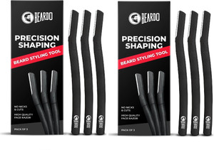 Beardo 6 Precision Shaping Beard Styling Tool | Face Razor | No Nicks & Cuts, Men