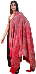 Kashmiri queen Pashmina Self Design Women Shawl
