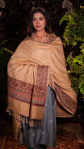 STSHAWLS Acrylic Self Design Women Shawl