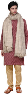 Cambik Wool Solid Men Shawl