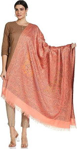 Kashmiri queen Pashmina Self Design Women Shawl