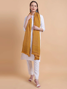 vesture Pashmina Self Design Men Shawl