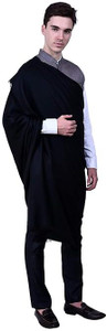 Oswal wool Polyester Wool Blend Solid Men, Women Shawl