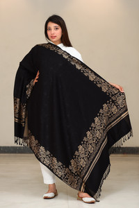 STSHAWLS Acrylic Self Design Women Shawl