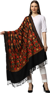 swi stylish Acrylic Floral Print Women Shawl