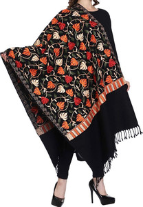 kaps Pashmina, Cashmere Embroidered Women Shawl
